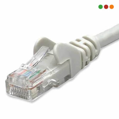 Patch Cat6  3,0 m / 10 feet Gris 100% COBRE - Intellinet