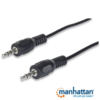 Cable Audio 3,5"" M/M 1,80m Bolsita Manhattan