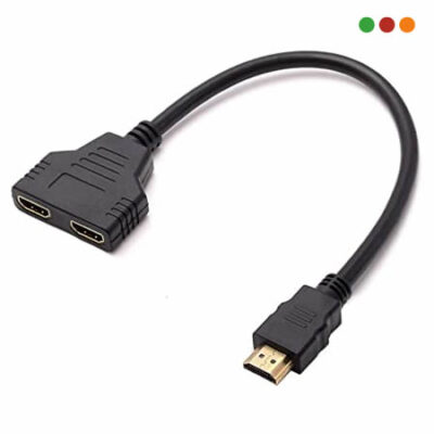 Cable HDMI en Y (1 macho a 2 hembras) | Anbyte