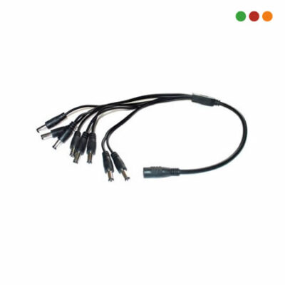 Seg. CCTV | Splitter de fuente 1 a   8  | Anbyte