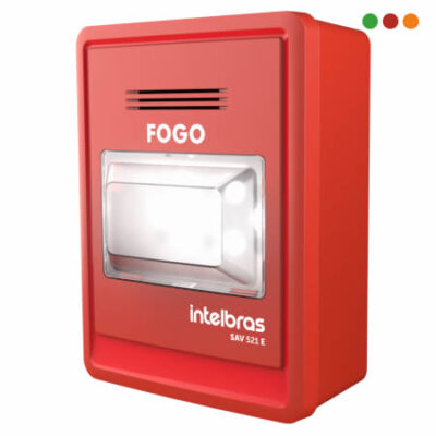 INCENDIO - Direccionable Señalizador audiovisual SAV 521E - INTELBRAS