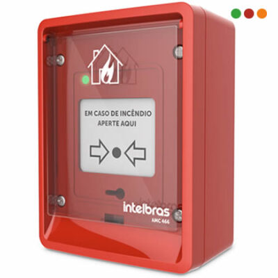 INCENDIO - Convencional Pulsador Manual AMC 466 / Plastica UV / IP66 - INTELBRAS