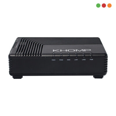 Porteria IP |  ATA - 2 FXO | 4 Troncales SIP |  2 x LAN / KAP 320X - Khomp
