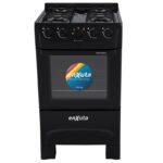 Cocina Combinada 4 Hornallas Negra – CENX27200HENG – Enxuta
