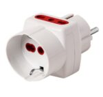 Adaptador Schuko + 2X3L a Schuko Conatel
