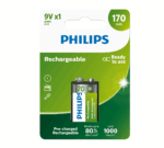 Bateria recargable Philips 9V 170mAh