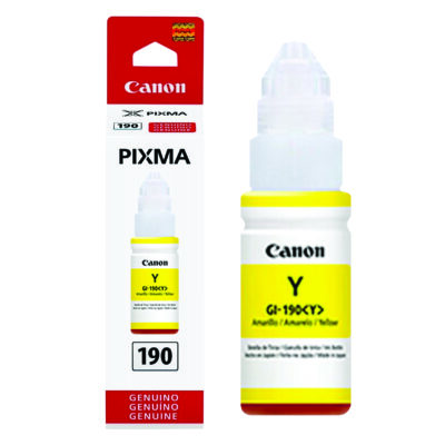 Botella Tinta Canon Gl-190 Amarilla