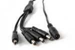 Splitter de cables de poder para camaras CCTV 1 a 4