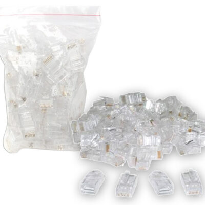 Conectores RJ-45 Cat6e X 100 uds.
