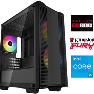 Equipo Gamer Core i5 10400F, 16GB, SSD 480 GB, RX580 8GB