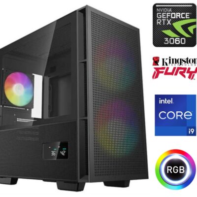 Equipo Gamer Core i9 11900F, 16GB, 1TB NVMe, RTX 3060 12GB