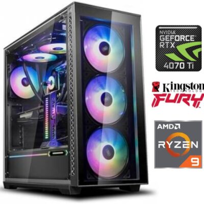 Equipo Gamer Ryzen 9 7950x, 16GB, 1TB NVMe, RTX 4070Ti Super 16GB