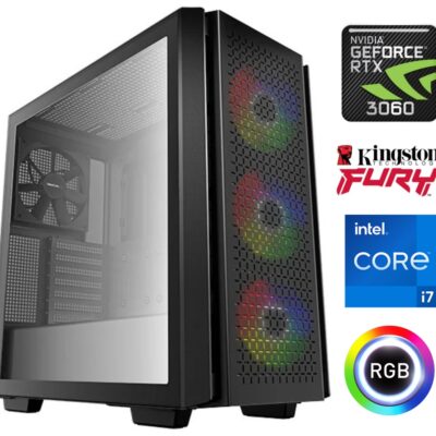 Equipo Gamer Core i7 13700F, 16GB, 1TB NVMe, RTX 3060 12GB