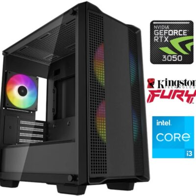 Equipo Gamer Core i3 13100F, 16GB, 1TB NVMe, RTX 3050 6GB