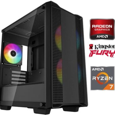 Equipo Gamer Ryzen 7 5700X, 16GB, 1TB NVMe, RTX 5070 12GB