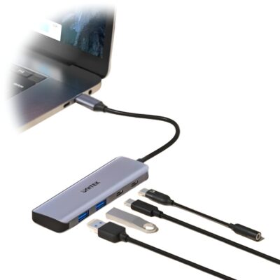 HUB USB-C Unitek 4 en 1