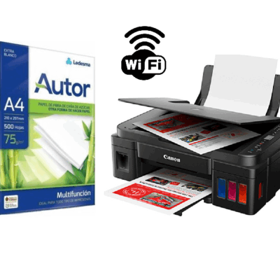 Impresora multifuncion + resma de 500 hojas