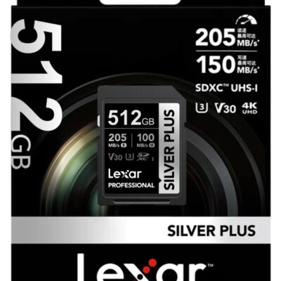 Memoria SDXC Lexar Pro 512GB Silver Plus