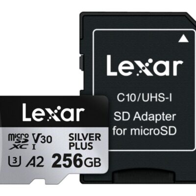 Memoria microSDXC Lexar Pro 256GB Silver Plus