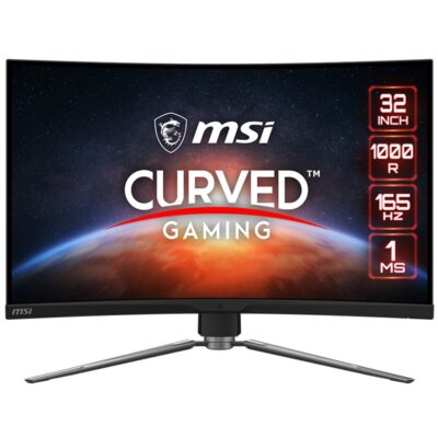 Monitor Gamer MSI 32" Curvo WQHD 1ms 165Hz