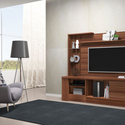 Rack Sienna para TV color nogal