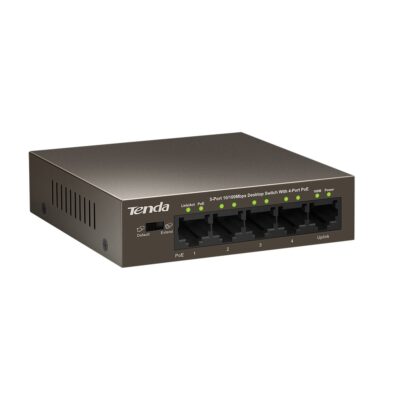 Switch Tenda PoE 4+1 puertos
