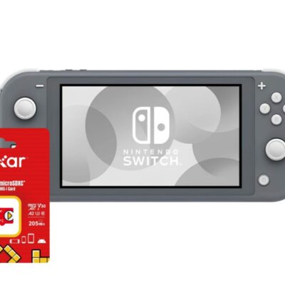 Consola Nintendo Switch lite gris + micro SD 512 GB