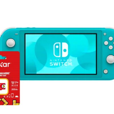 Consola Nintendo Switch lite turquesa + micro SD 512 GB