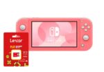 Consola Nintendo Switch lite rosado + micro SD 256 GB