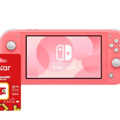 Consola Nintendo Switch lite rosado + micro SD 512 GB
