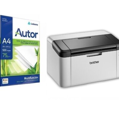 Impresora Laser Brother HL-1200 + resma de 500 hojas