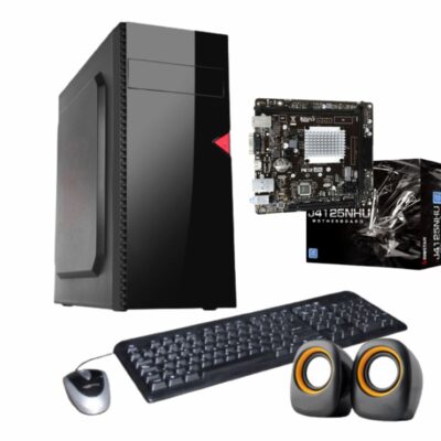 Combo Mother Biostar J4125 Micro integrado + Gabinete