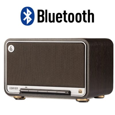 Parlante Edifier D32 negro nogal bluetooth