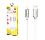 Cable Inkax USB-C 3a 1m silver