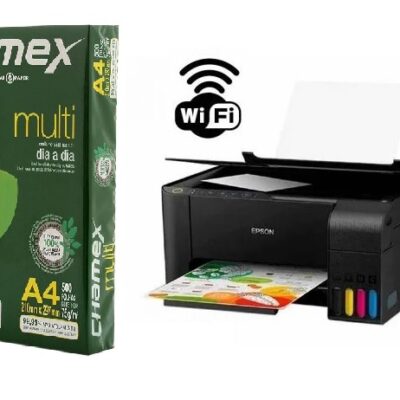 Impresora multifuncion + resma de 500 hojas