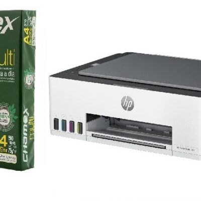 Impresora multifuncion HP Smart Tank 520 + resma A4