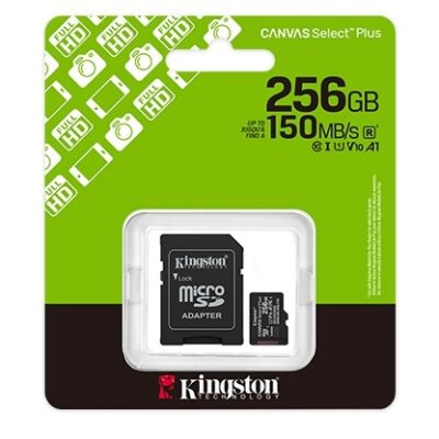 Memoria MicroSD Kingston Select Plus 256GB clase 10