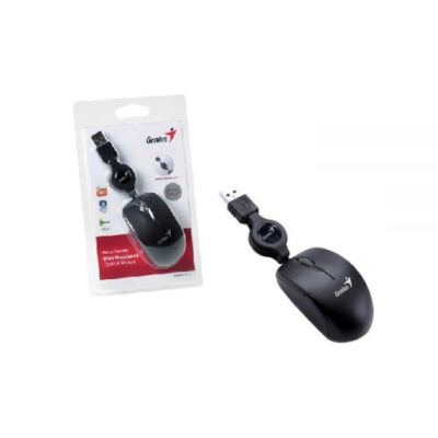 Mini Mouse Genius Retractil USB negro