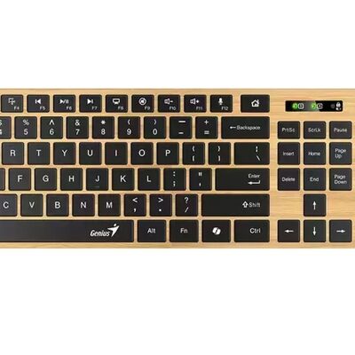 Teclado Genius SlimStar 7250BT madera Bluettoth