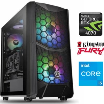 Equipo Gamer Core i5 14400F, 16GB, 1TB NVMe, RX9060XT 8GB