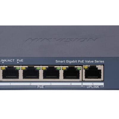 Switch Hikvision Smart 4 puertos gigabit POE