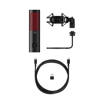 Microfono Hyperx QuadCast 2 USB negro