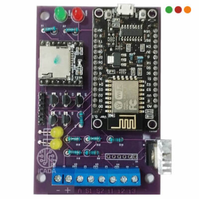 PORTERIA IP - Modulo Monitoreo 3 IN / 2 PGM / 1 AUDIO / CID / APP - iCADA 1610