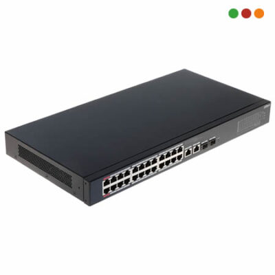 Switch PoE 24p  24 x PoE 10/100 | 2 x Gi | 2 SFP / CS4226-24ET-240 CLOUD - DAHUA