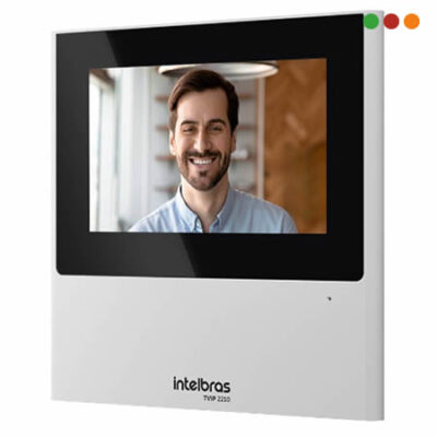 Porteria IP | Pantalla TVIP2210 / 12v / 4,3" Touch / SIP 2.0 BLANCA - INTELBRAS