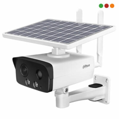 Seg. IP | Cam. BULLET 4MP CON PANEL SOLAR / 2.8MM. / IPC-HFW2431DGP-4G | DAHUA