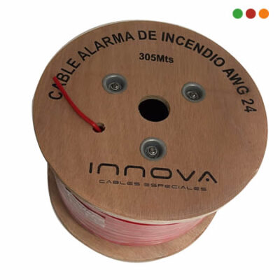 INCENDIO - Cable AWG24 | 4x 0,50 mm | 305M | Rojo | 1518U/4 - INNOVA