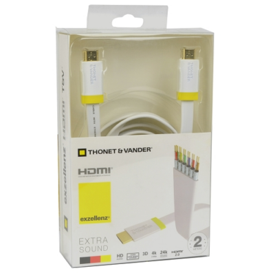 Cable Thonet & Vander HDMI chato 2.0 4K 2m