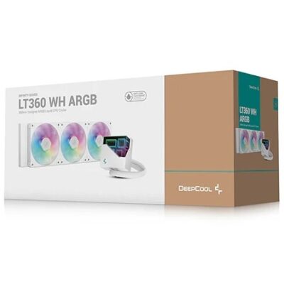 Cooler DeepCool LT360 ARGB blanco