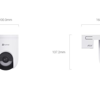 Camara Wifi 6 + 4G Ezviz HB8 Lite 4MP (2K+) + Panel solar